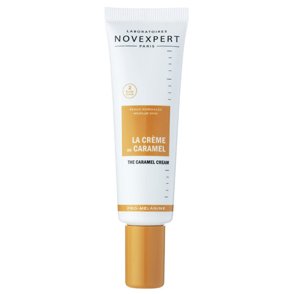 Novexpert Pro-Melanine Crème Au Caramel Eclat Doré . Tube 30Ml