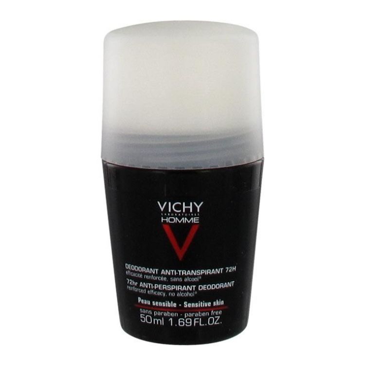 Vichy Homme Déodorant Anti-Transpirant 72H Roll On 50 Ml