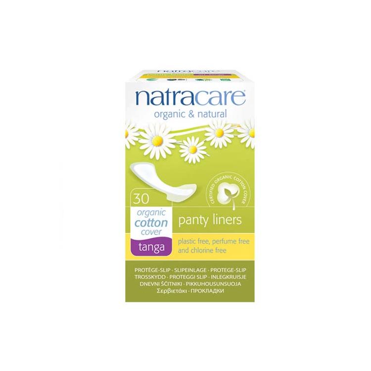 Natracare Protège Slip Tanga Avec Ailettes 30 U