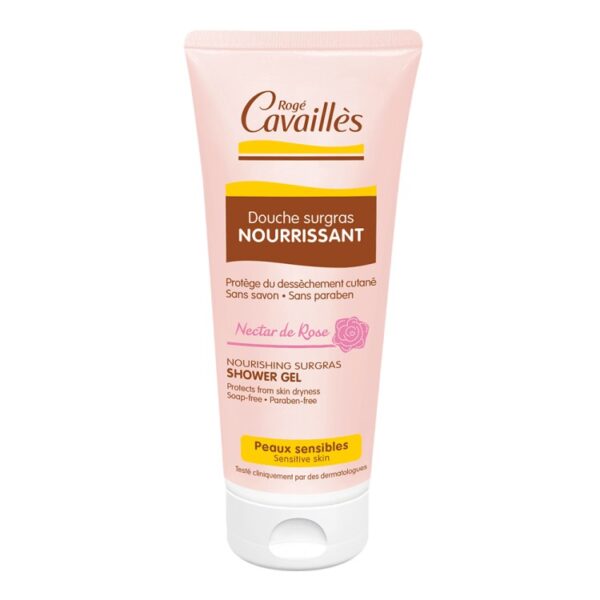 Roger Cavailles Gel Douche Nourrissant Nectar De Rose 200 Ml