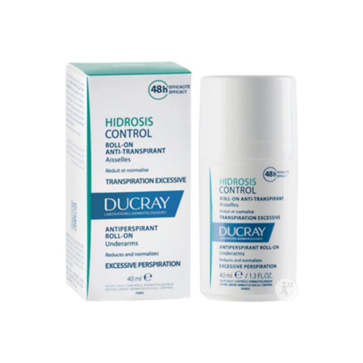 Ducray Hidrosis Control Roll-On Anti-Transpirant Aisselles 40Ml