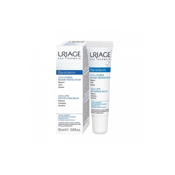 Uriage Bariederm Cica-Lèvres Baume Réparateur Lèvres Abîmées 15Ml