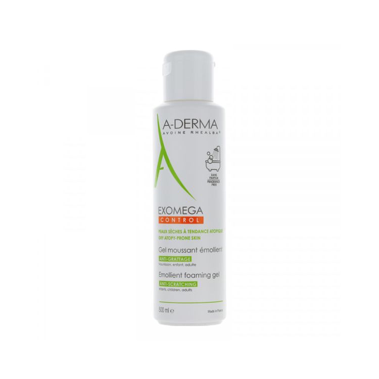 A-Derma Exomega Control Gel Moussant Émollient 500 Ml