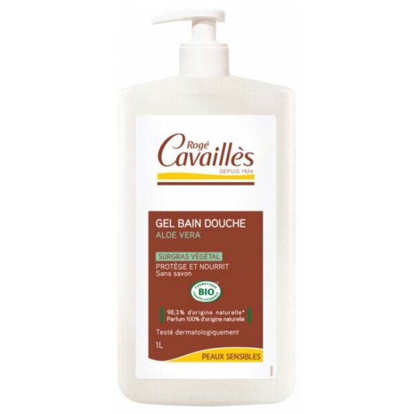 Rogé Cavaillès Gel Bain Douche Aloe Vera Bio 1 Litre