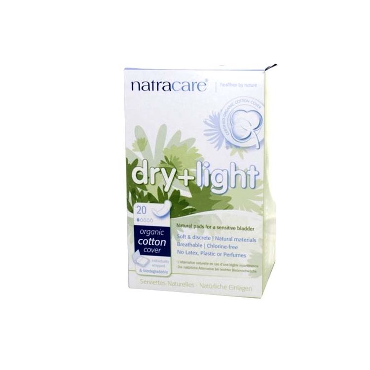 Natracare Serviette Dry And Light Pour Légère Incontinence 20 U