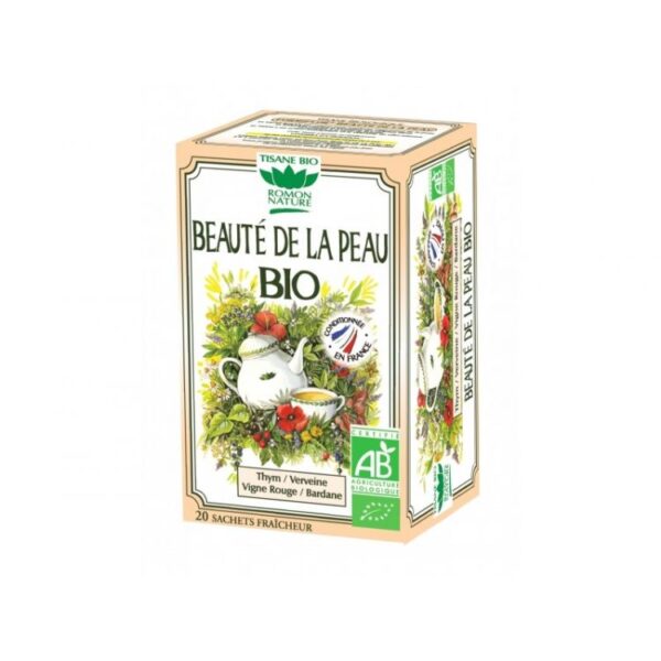 Romon Nature Tisane Beauté Peau Bio - 20 Sachets