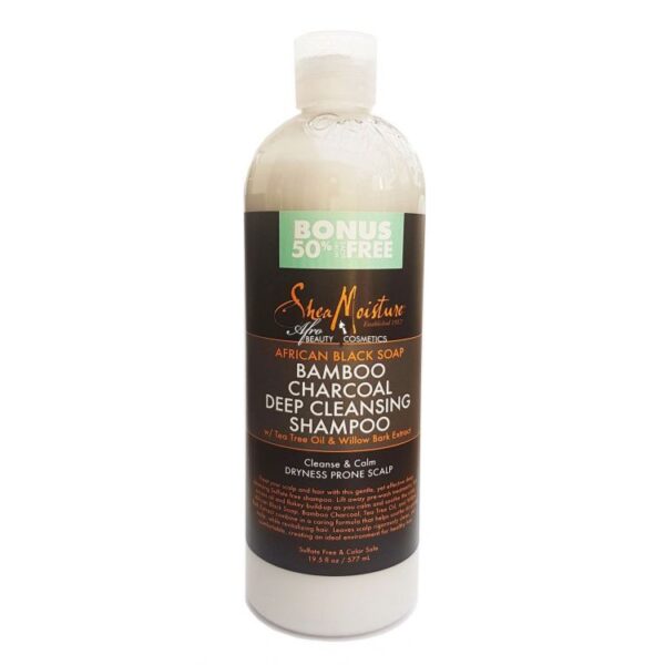 Shea Moisture - Black Soap Bamboo Charcoal Deep Cleansing Shampoo 577Ml