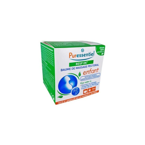 Puressentiel Resp Ok Baume De Massage Pectoral Enfant - Pot De 60 Ml