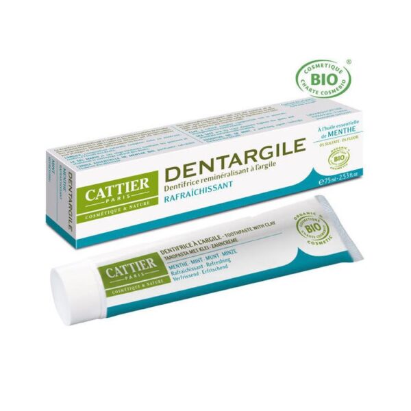 Cattier Dentargile Dentifrice Menthe 75 Ml