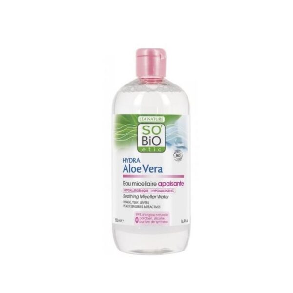 So'Bio Etic Eau Micellaire Apaisante - 500Ml