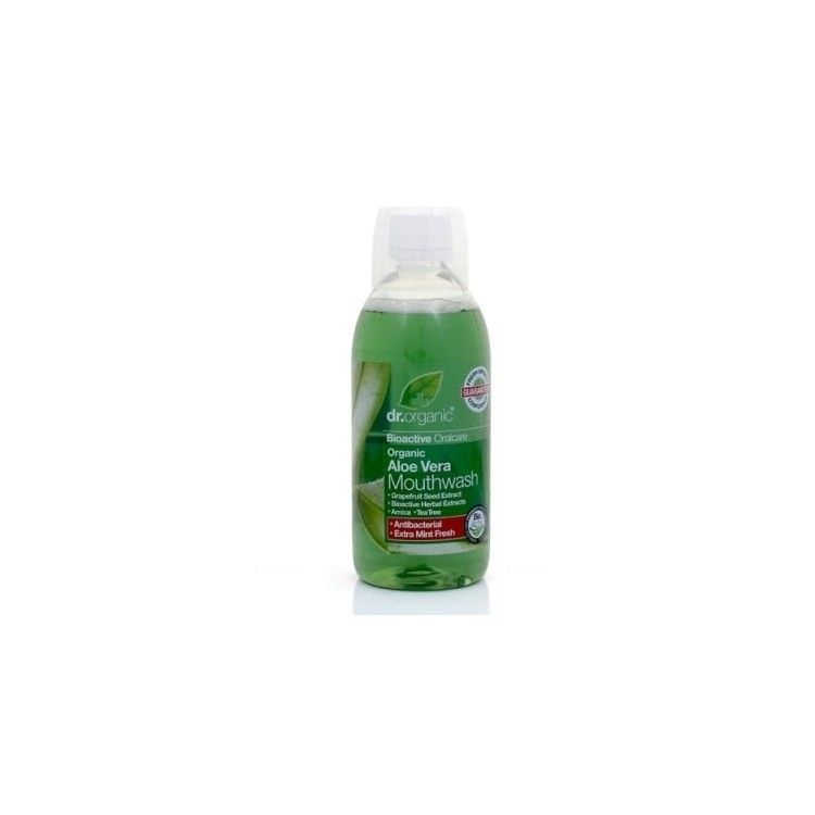 Dr. Organic Bain De Bouche À L'Aloe Vera 500 Ml