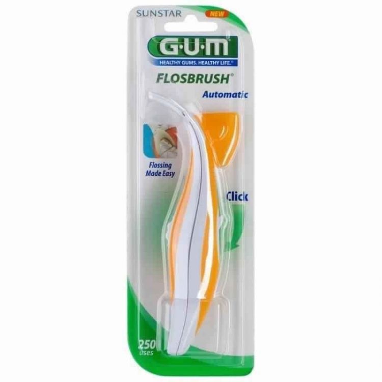 Gum Flosbrush (Manche Avec Fil Integre)-Ref 847