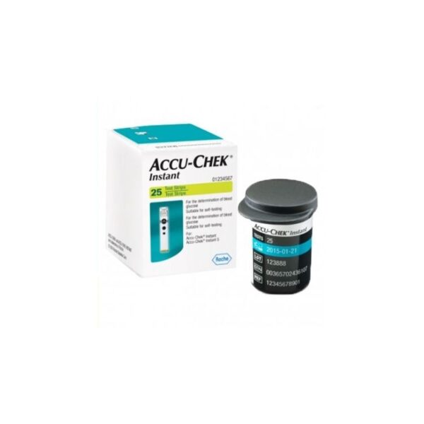 Accu Chek Instant Boite De 25 Bandelettes