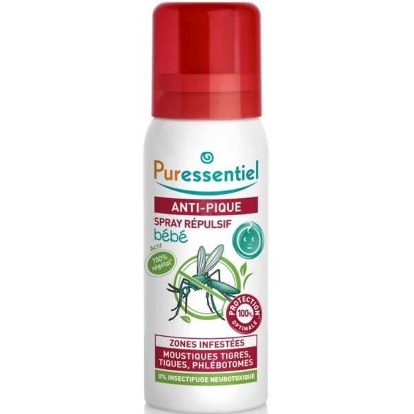 Puressentiel Anti-Pique Spray Répulsif Bébé 60Ml