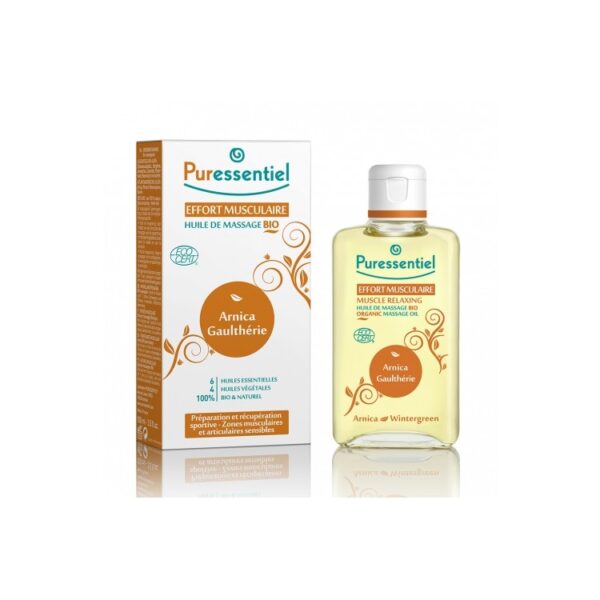 Puressentiel Effort Musculaire Huile De Massage Bio Arnica / Gaulthérie 100Ml