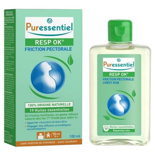 Puressentiel Resp Ok Friction Pectorale Aux 19 100Ml