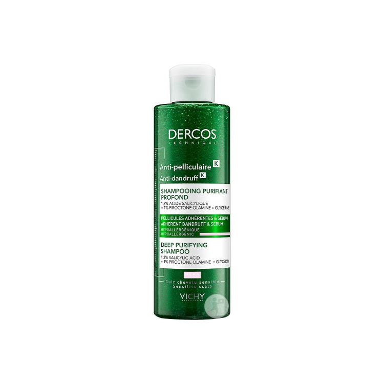 Vichy Dercos Anti-Pelliculaire Shampoing Purifiant Profond Flacon 250Ml