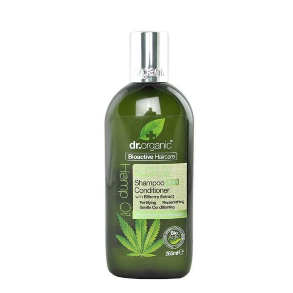 Dr.Organic Shampoing Et Revitalisant 2 En 1 À L'Huile De Chanvre 265 Ml