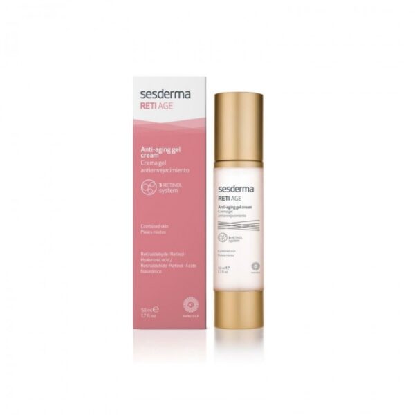 Sesderma Reti Age Crème Gel Anti-Âge Triple Rétinol 50 Ml