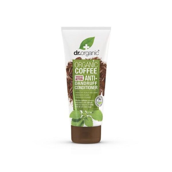 Dr. Organic Après-Shampoing Revitalisant Antipelliculaire À La Menthe Café 265 Ml