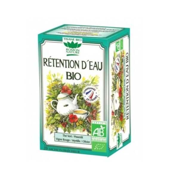 Romon Nature Tisane Rétention D'Eau Bio - 20 Sachets