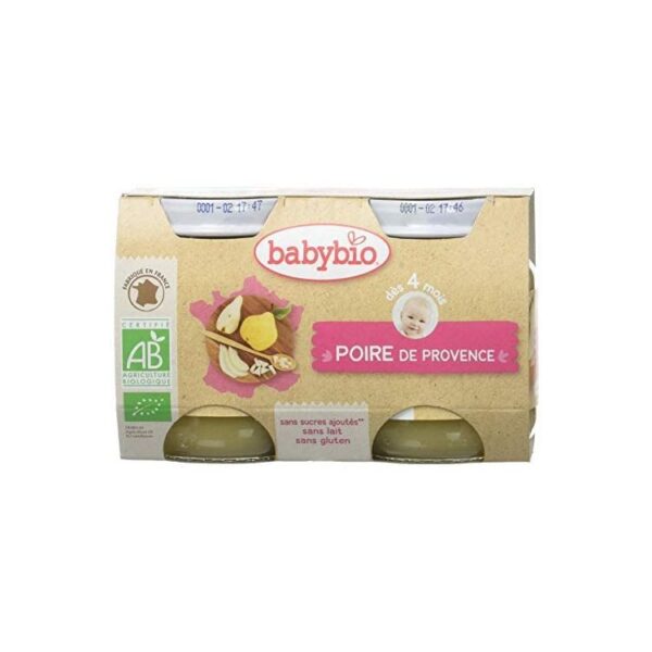 Babybio Petit Pot Poire De Provence 2 X 130 G