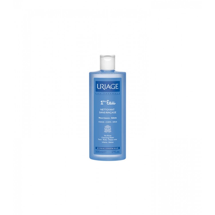 Uriage Bebe 1Ère Eau Nettoyante Sans Rinçage - 500 Ml