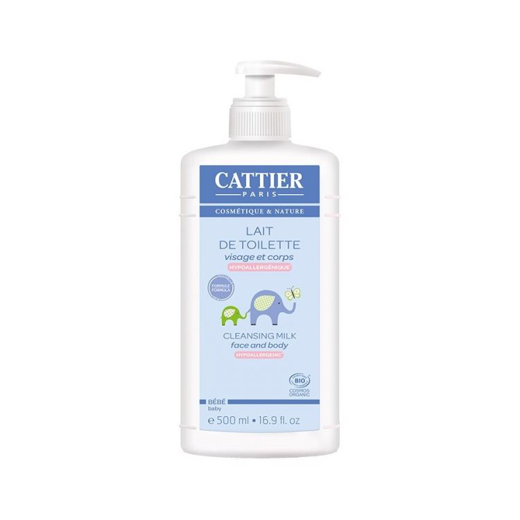 Cattier Lait De Toilette Hypoallergenique Pour Bebe 500Mlcattier