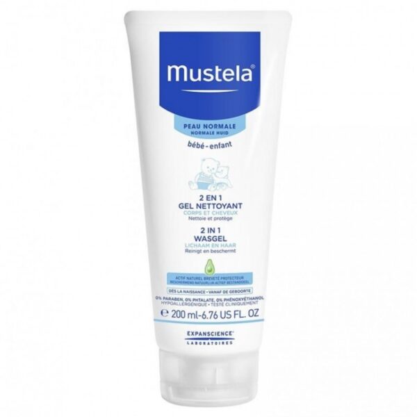 Mustela Gel Nettoyant 2 En 1 200Ml Cheveux Et Corps