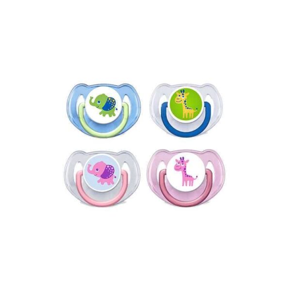 Avent Sucettes Decorees Orthodontiques 6-18 M