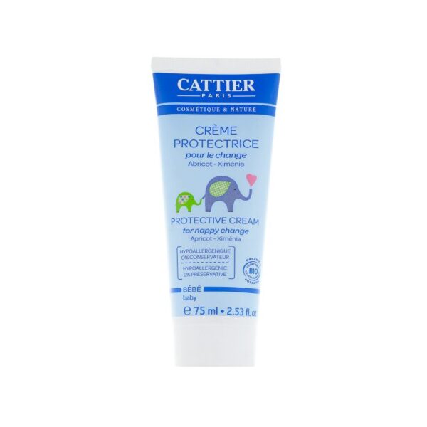 Cattier Crème Protectrice Pour Le Change Bébé Bio 75Ml