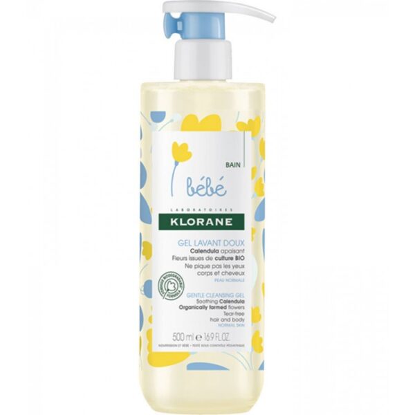 Klorane Bebe Gel Douceur Moussant Corps Et Cheveux - 500 Ml