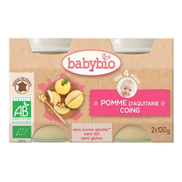 Baby Bio Petit Pot De Pomme De Nouvelle-Aquitaine Coing