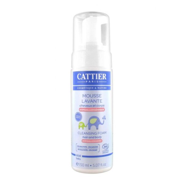 Cattier Mousse Lavante Cheveux Et Corps 150 Ml