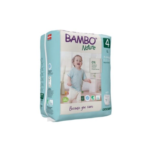 Bambu Nature Culotte D'Apprentissage Taille 4 (7-14Kg)