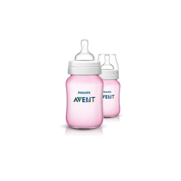 Avent Biberon Classic+ Pp 260 Ml Twin Pack Girl