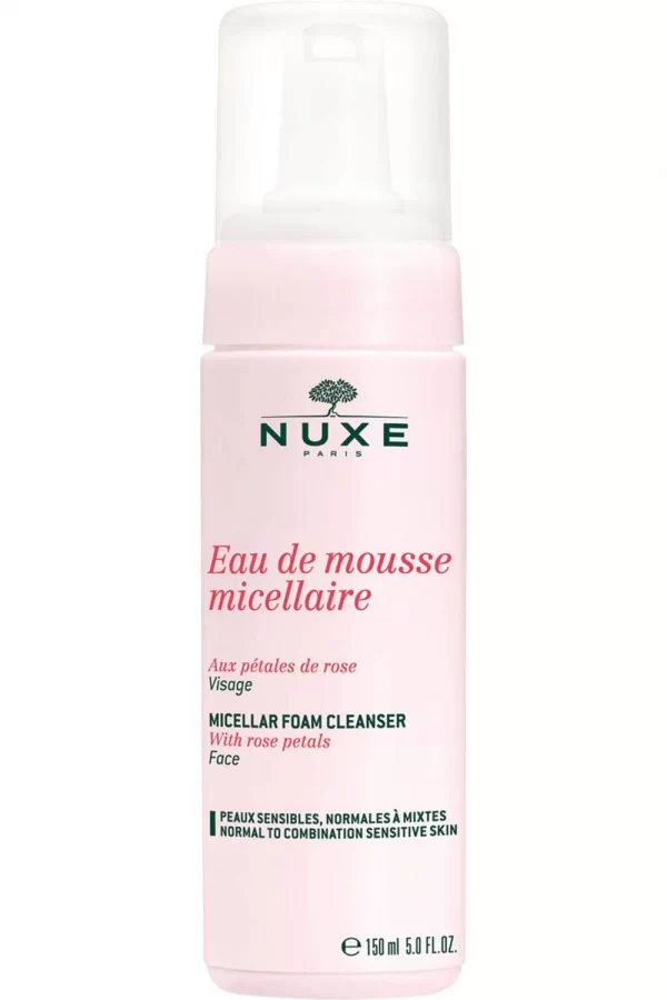 Nuxe Aux Pétales De Roses, Eau De Mousse Micellaire - 150 Ml