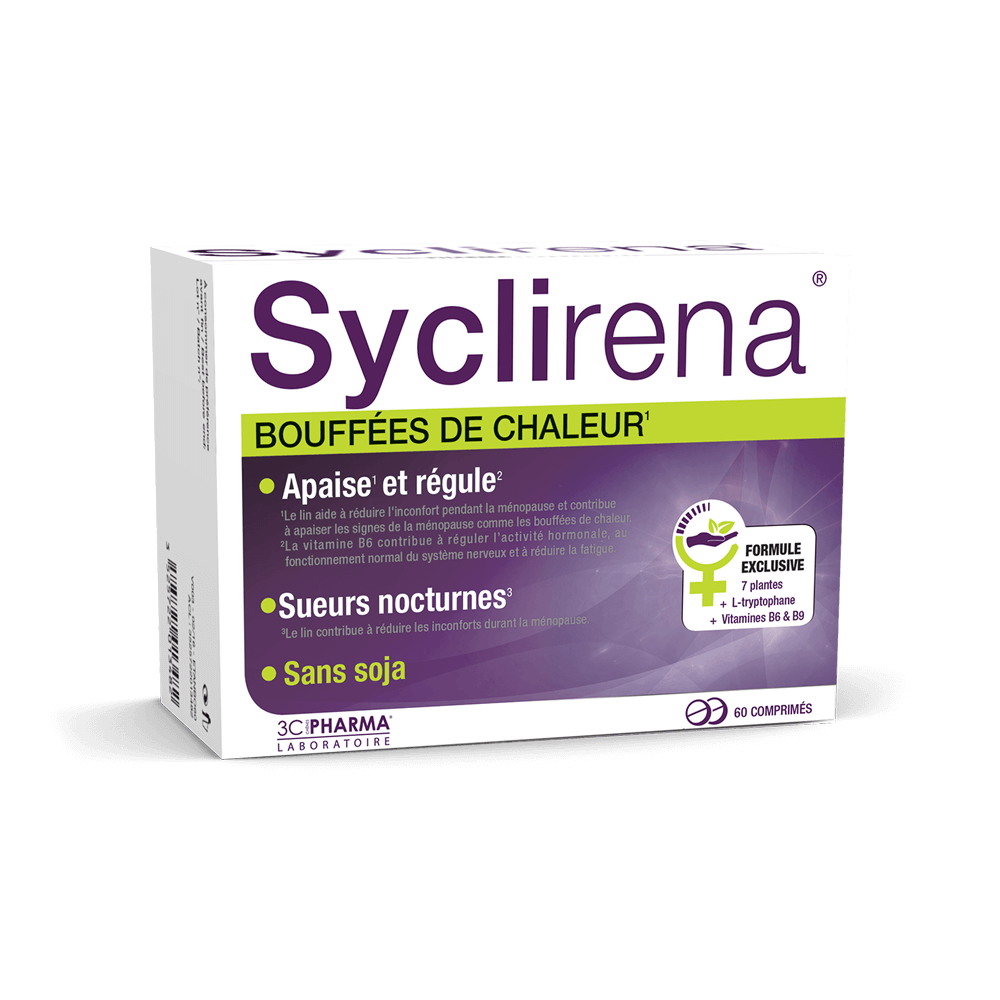 LES 3 CHÊNES SYCLIRENA BOUFFÉES DE CHALEUR 60 COMPRIMÉS