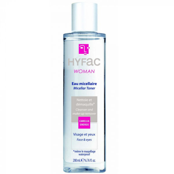 Eau Micellaire Nettoie Et Demaquille Visage Et Yeux 200ml Hyfac